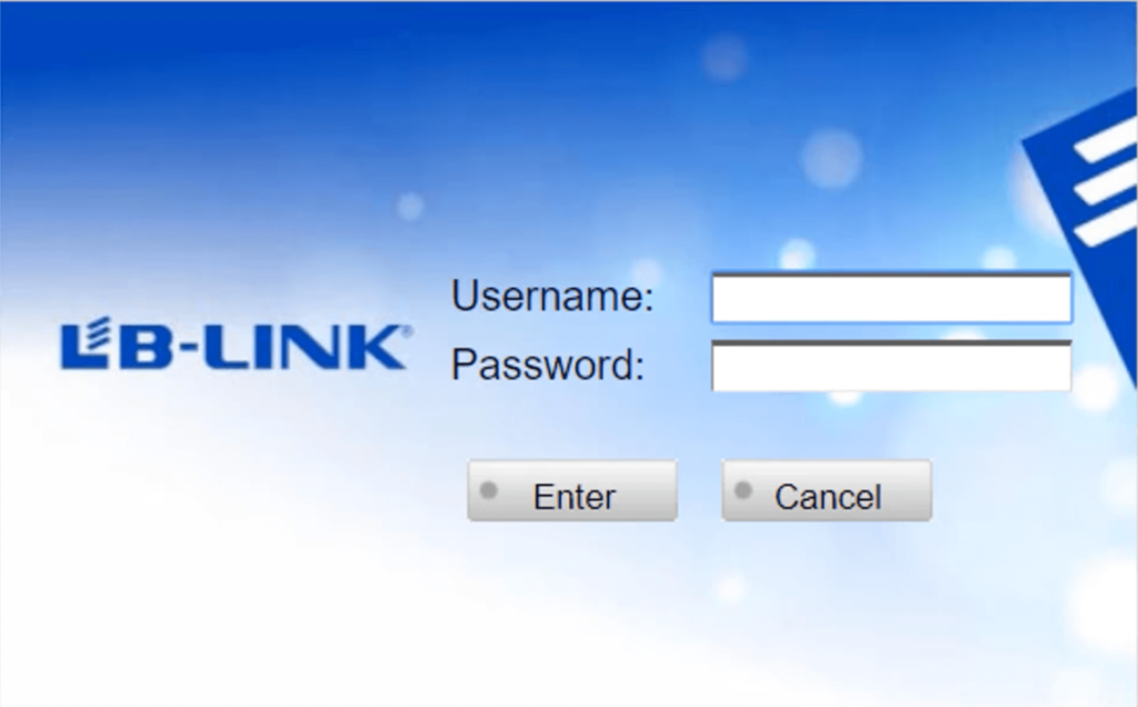LB-link router password