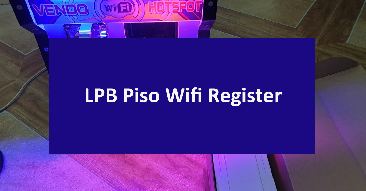 LPB Piso Wifi Register