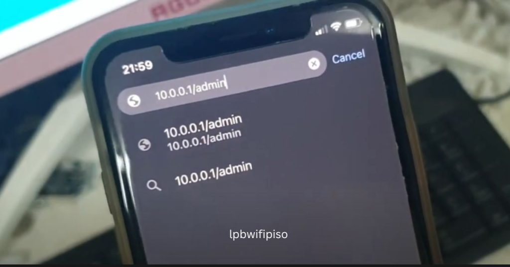 01.01 01 Piso Wifi Admin Password 10.0.0.1/admin